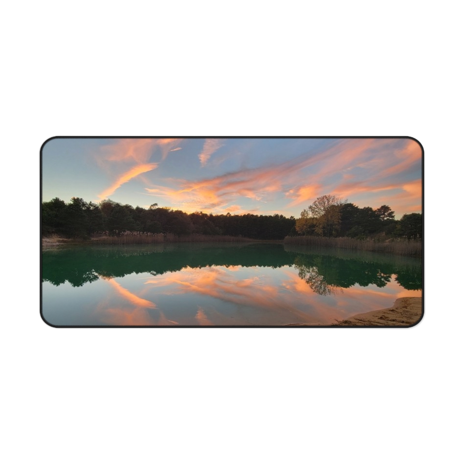 Serene Sunset Desk Mat - Office Decor, Gaming, Gift, Home Office, Ergonomic