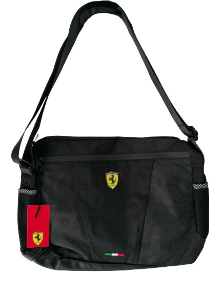 Ferrari Waterproof Shoulder Backpack For Men With Strap Code 60990 Black
