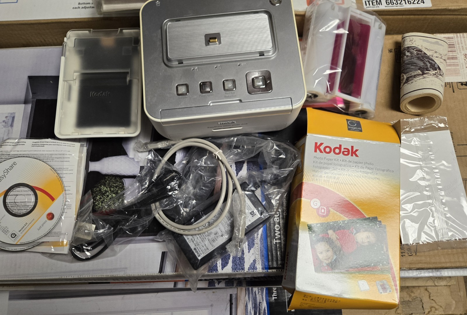 Kodak EasyShare G600 Digital Photo Printer Dock Dye + Accessories  