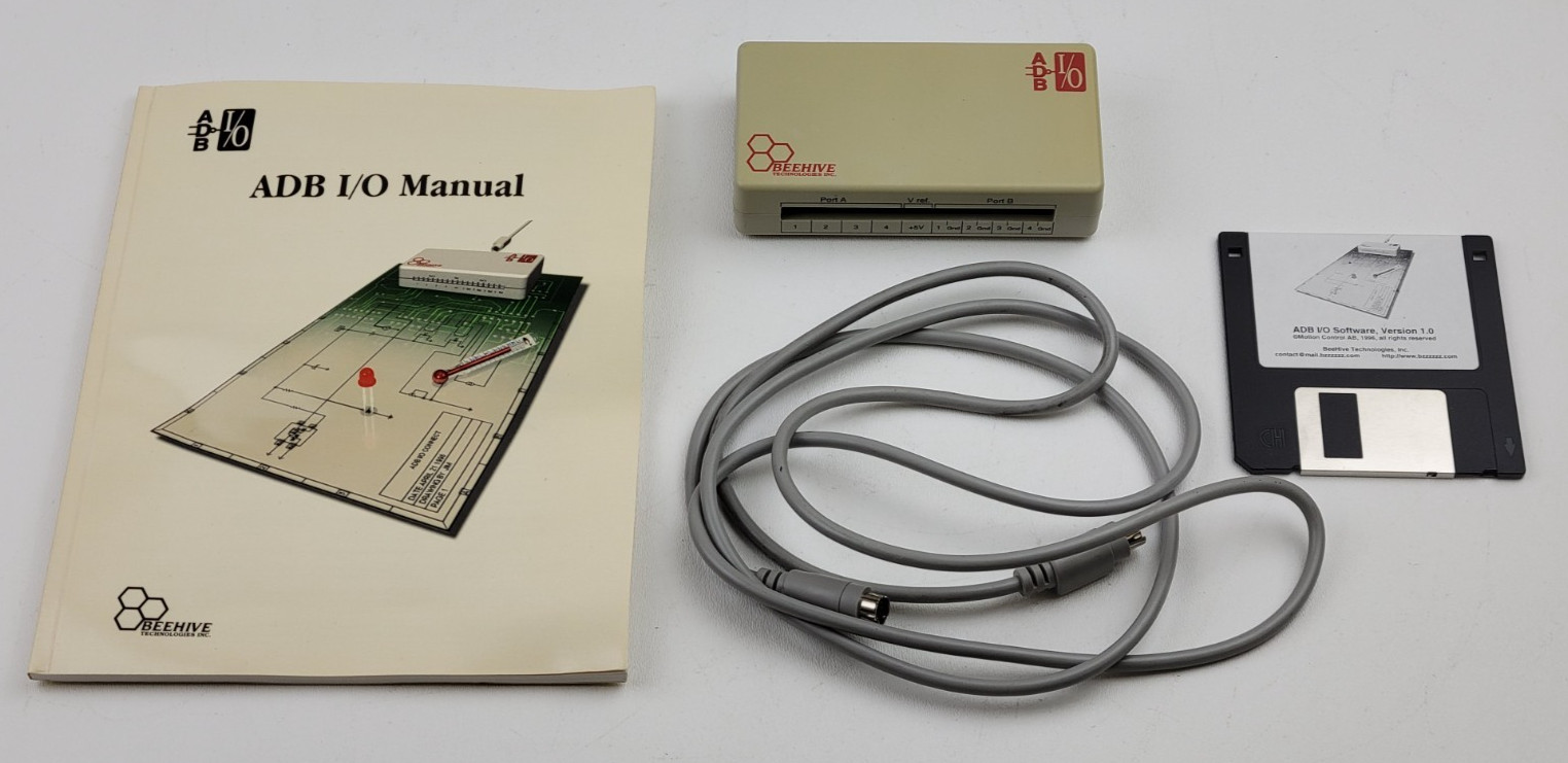 Vintage Motion Control AB Beehive Technologies ADB I/O Interface Apple Macintosh