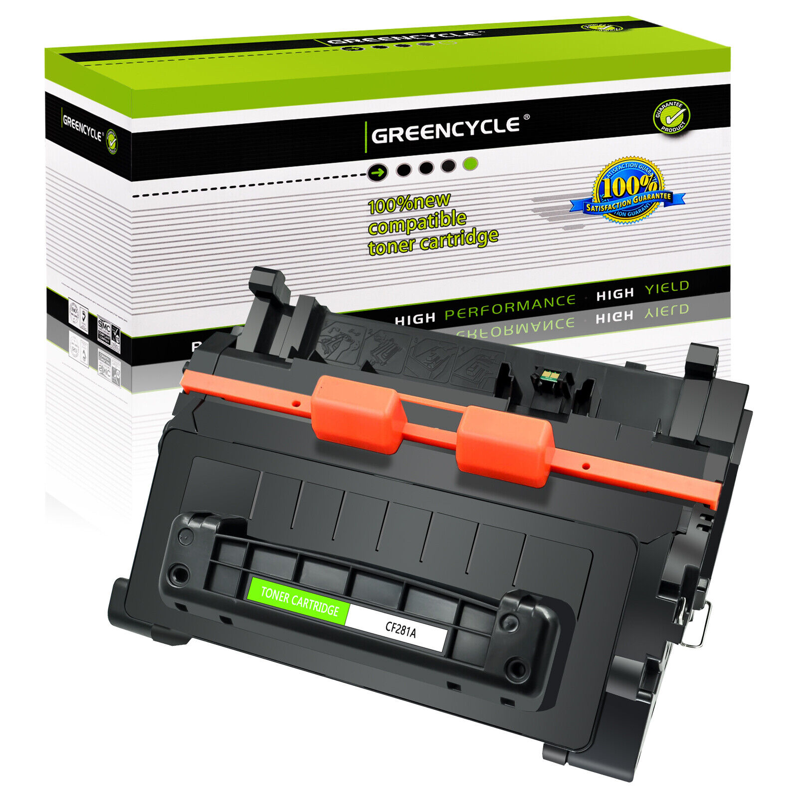 GREENCYCLE CF281A Toner Fit for HP81A LaserJet M604 M604dn M605X M606dn M630 Lot