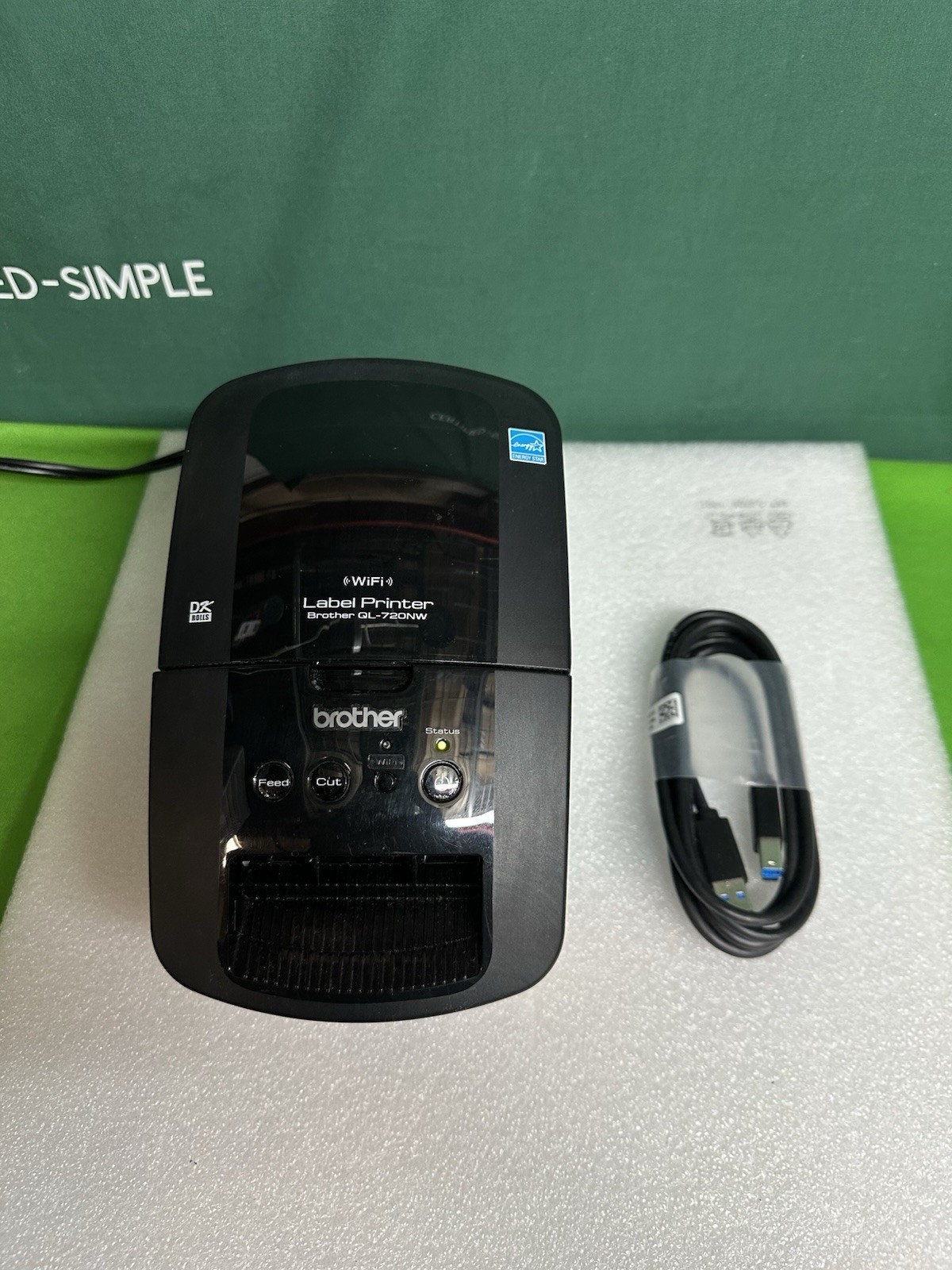 Brother QL-720NW Wireless Network Thermal Label Printer USB Ethernet UNTESTED