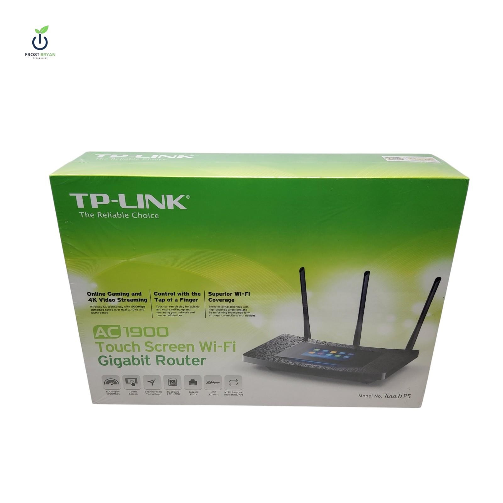 TP-Link Touch P5 AC1900 Touch Screen WiFi Gigabit Router Brand New