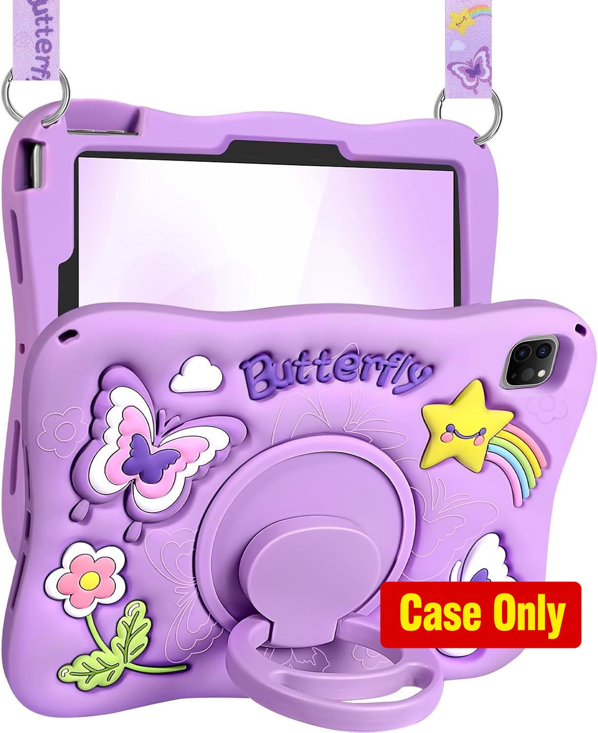 Kids Case for iPad Air 11", Lightweight, Shockproof, Stand Cover