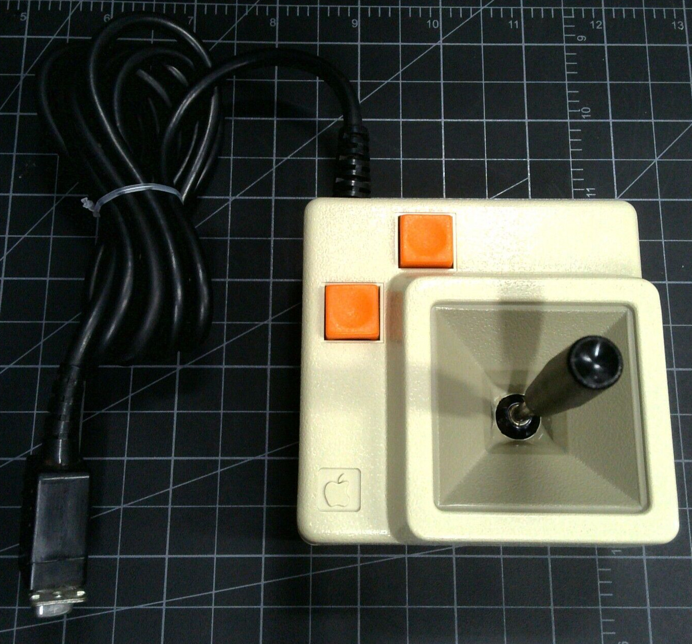 Vintage Genuine Apple Computer JOYSTICK IIe IIc A2M2002 2E 2C Controller Tested
