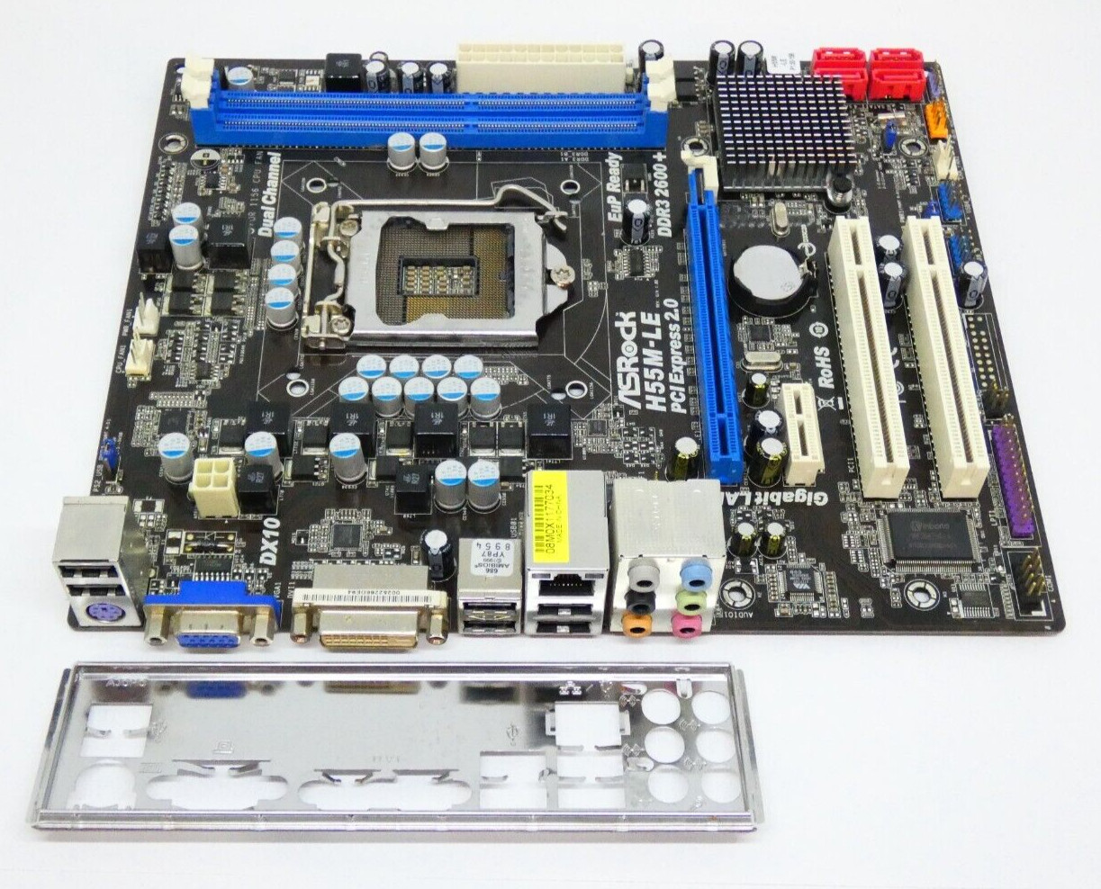 ASROCK H55M-LE w/IO Shield - Socket 1156