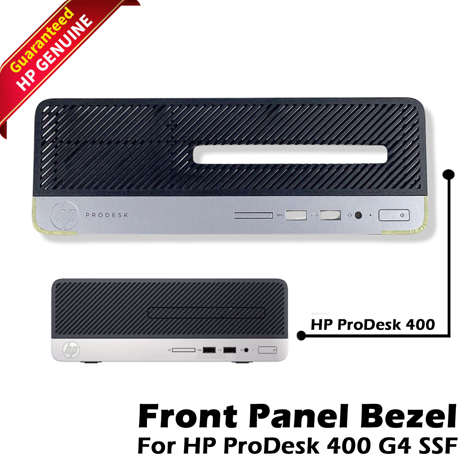 New HP PRODESK 400 G4 SFF Chassis Case Front Cover Panel BEZEL 909652-001
