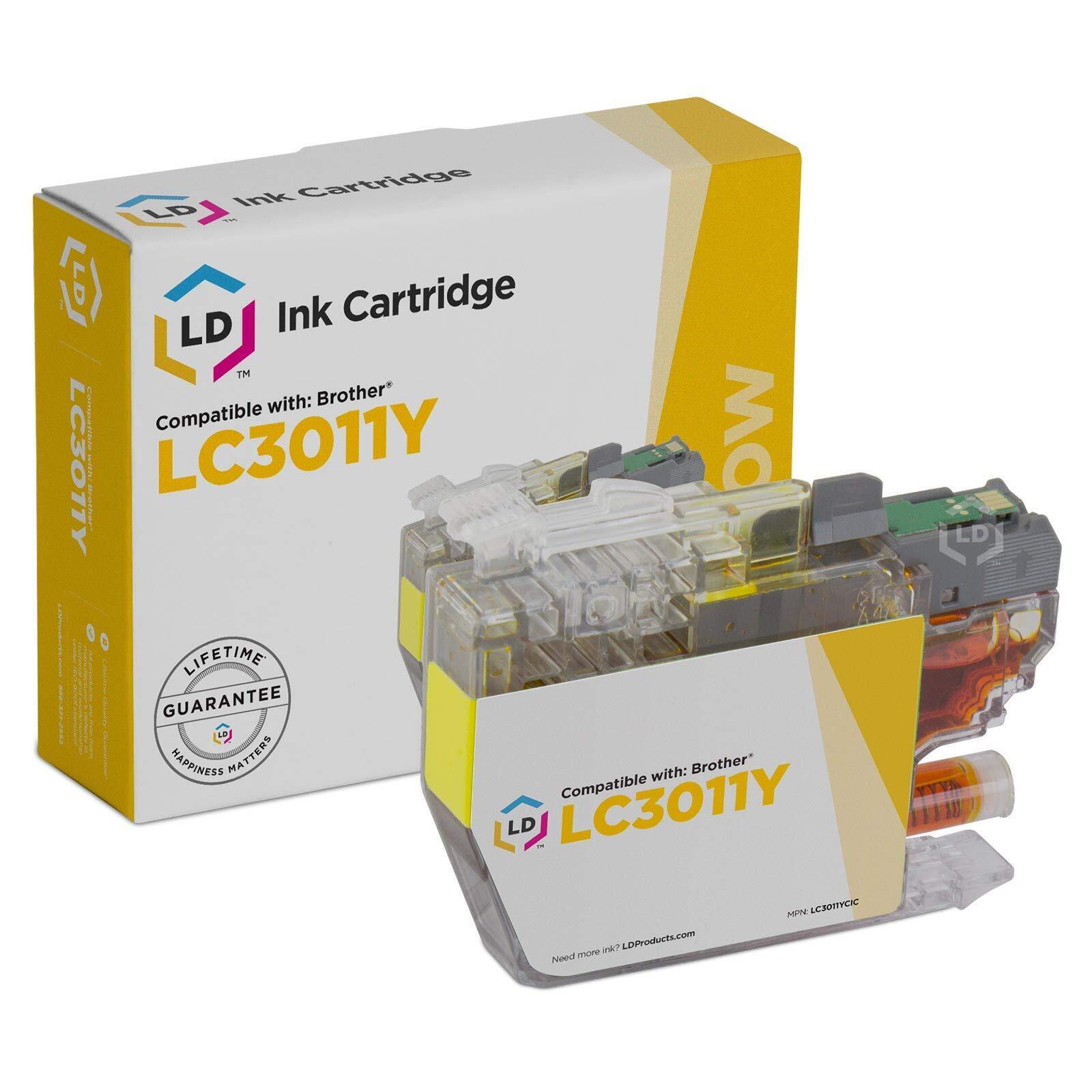 LD Compatible Replacement for Brother LC3011 / LC3011Y Yellow Ink Cartridge