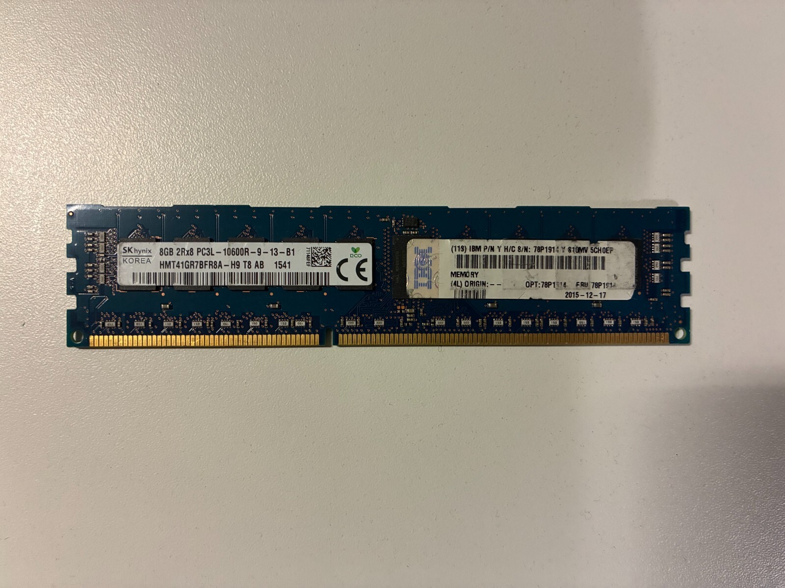 IBM 78P1914 8GB 1066MHz (4Gb) DDR3 ECC RDIMM pSeries / iSeries