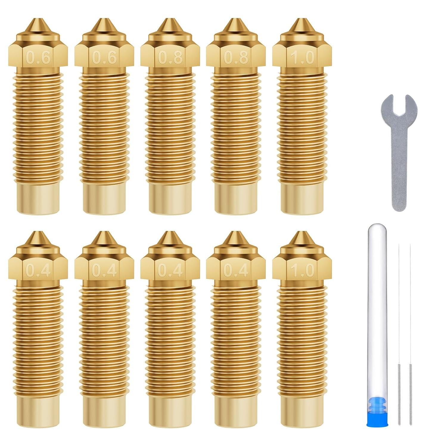 Wear-Resistant Brass Nozzle Kit