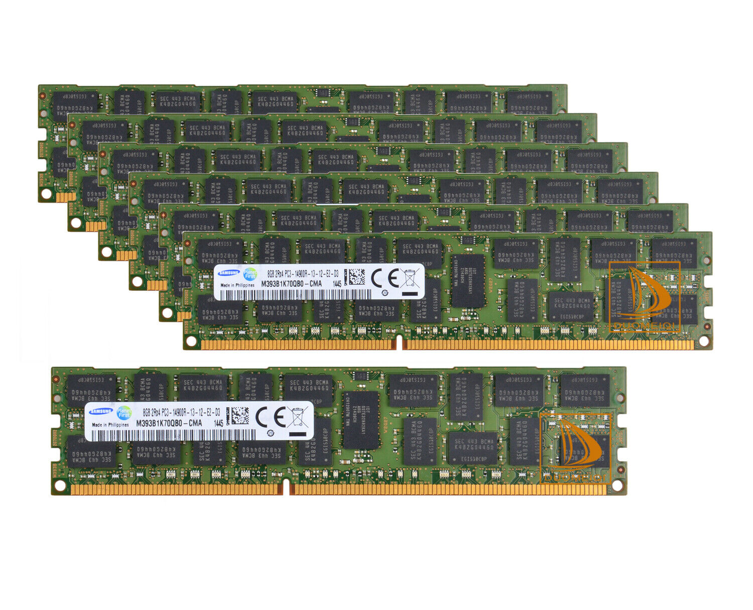 Samsung 80GB 10X 8GB 2RX4 PC3-14900R DDR3-1866Mhz ECC REG Server RAM Memory #DDD