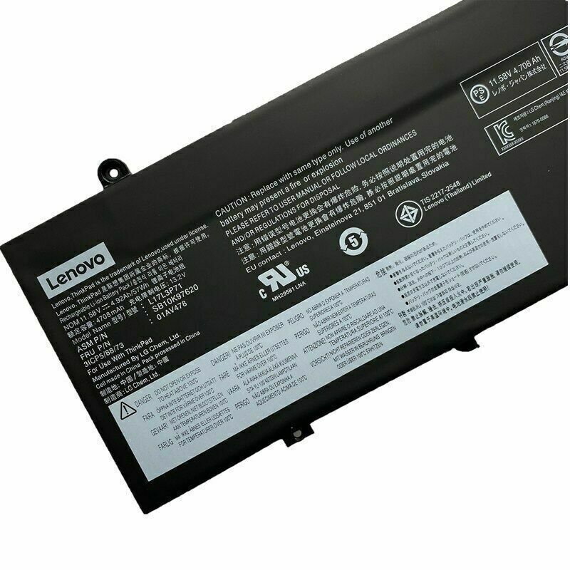 New Genuine L17M3P71 Battery for Lenovo ThinkPad T480s L17L3P71 01AV478 01AV479