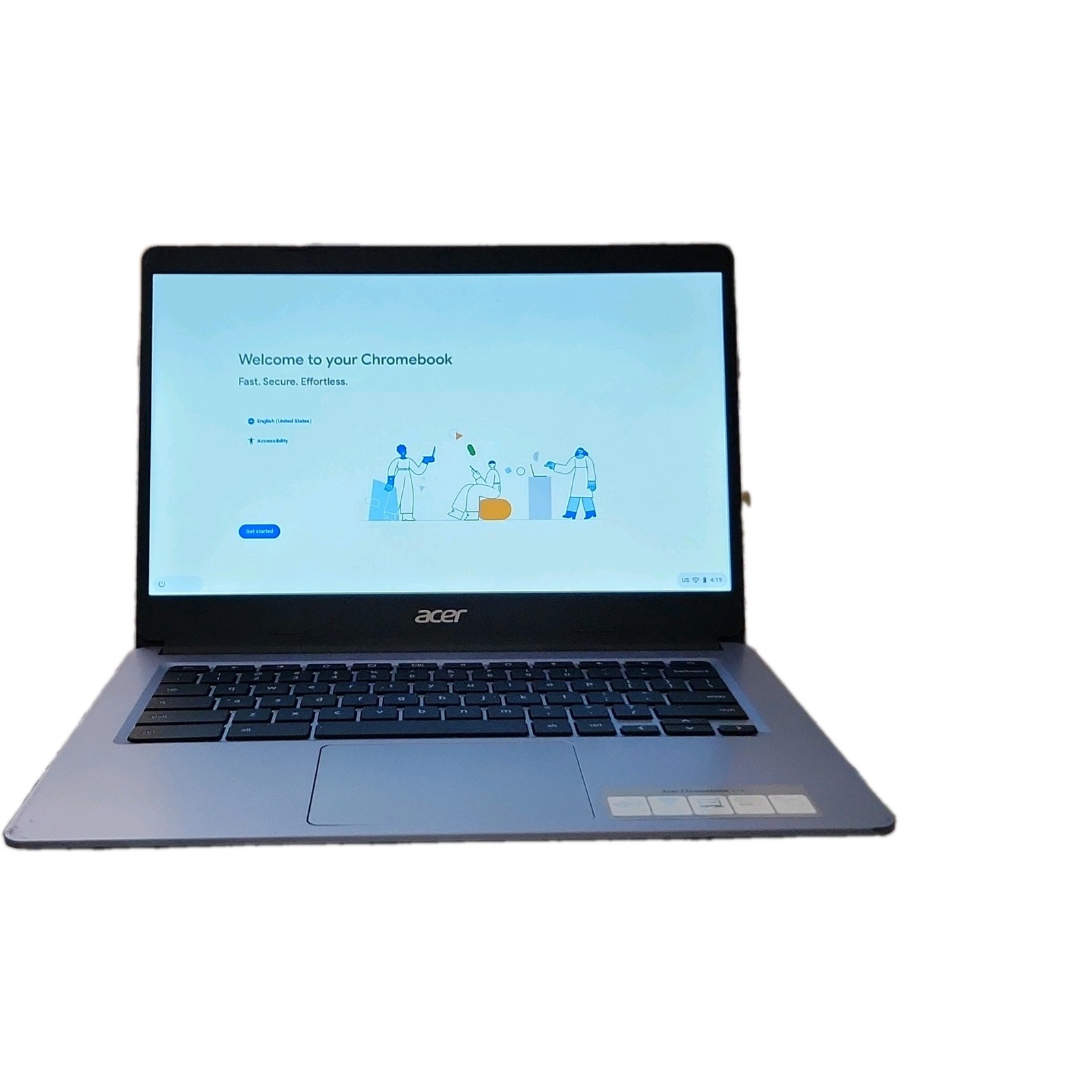 (No Box) Acer Chromebook CB314-1HT-C7C0 Laptop 14" Touchscreen - NX.HKEAA.003