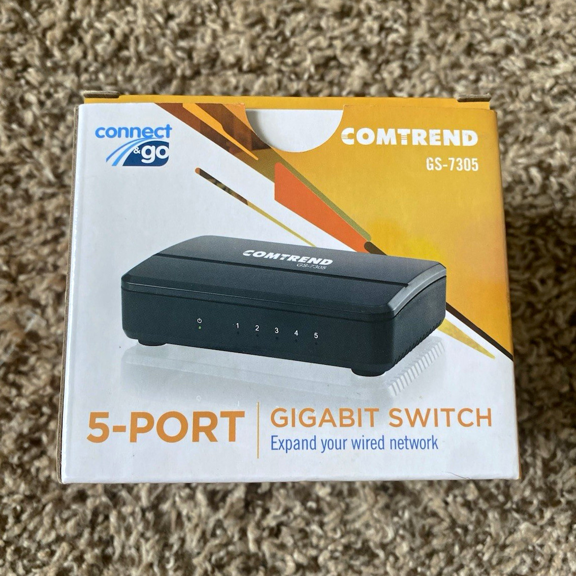 Comtrend GS-7305 Connect & Go 5-Port Gigabit Switch
