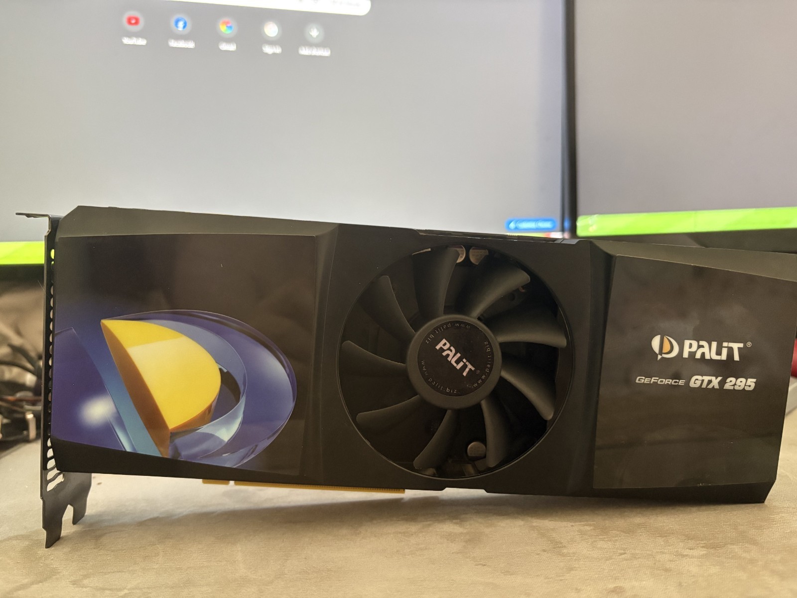 PALIT Nvidia GeForce GTX 295 DUAL GPU 1.8GB DVI HDMI PCI-e Graphics Card