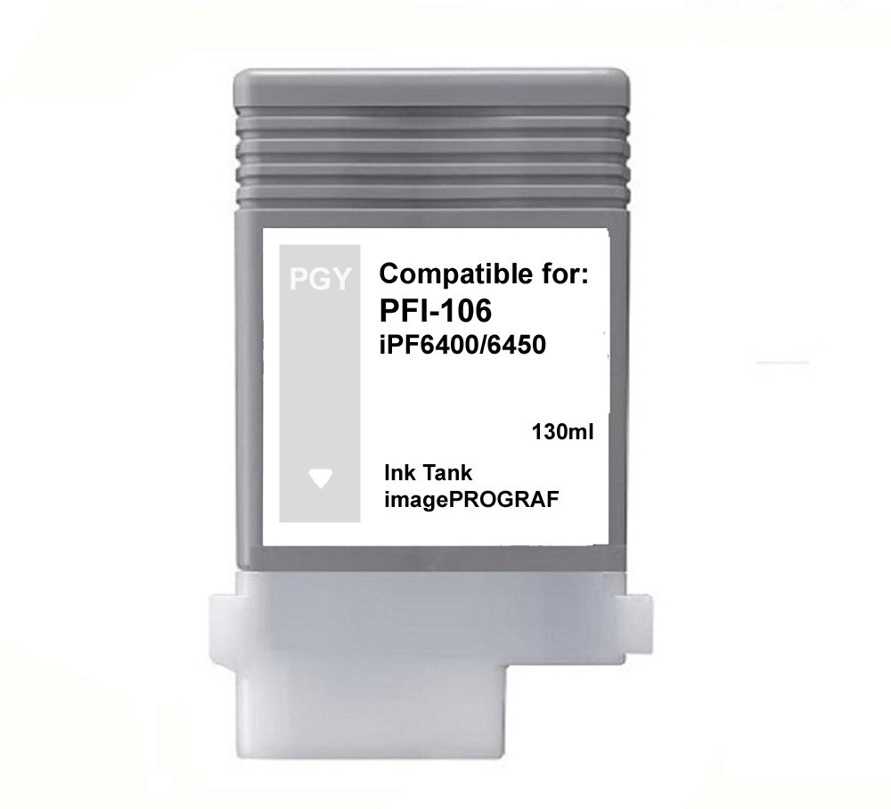 PFI-106 Photo Gray Ink Cartridge for Canon 6400 6450 PFI106-PGY