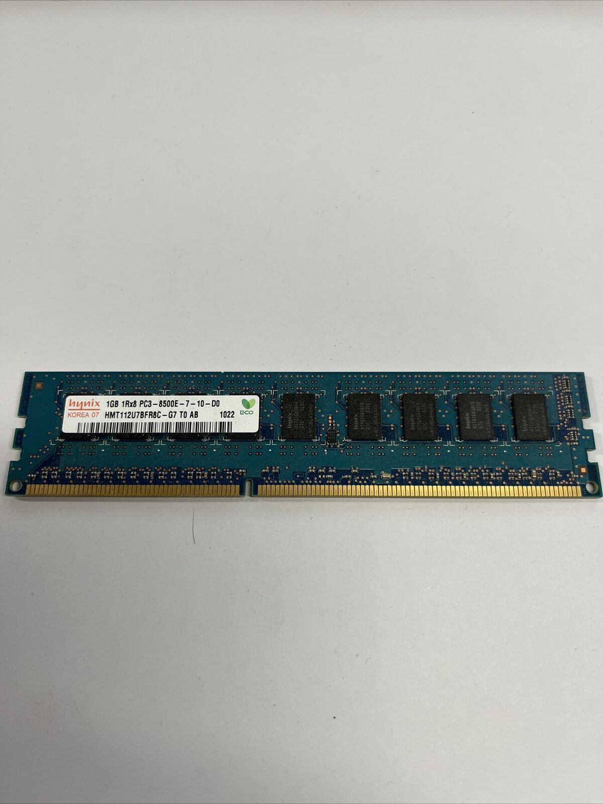 Hynix HMT112U7BFR8C-G7 1GB PC3-8500 DDR3-1066MHz ECC CL7 240-Pin DIMM Memory