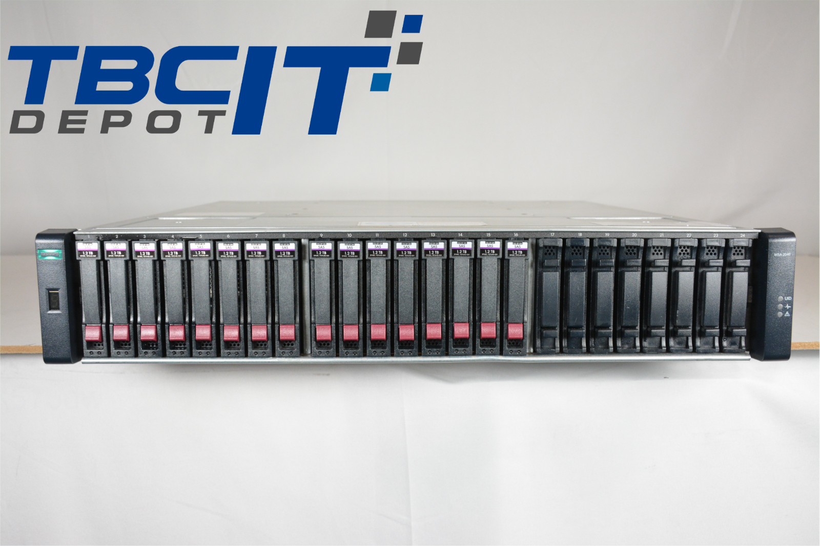 HP HPe MSA MSA2040 Modular  Array SAN  2xController 12Gbps  19.2TB 12G K2R84A