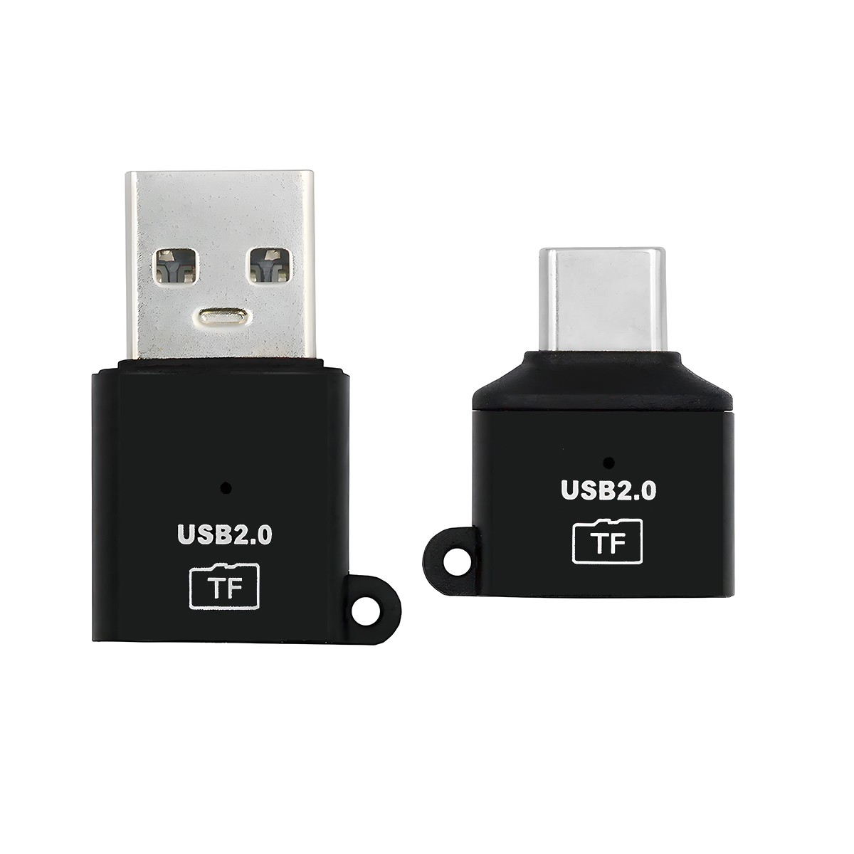 CY USB-C OTG Adapter Type-C Host to TF Micro-SD T-Flash Card Reader & Type-A