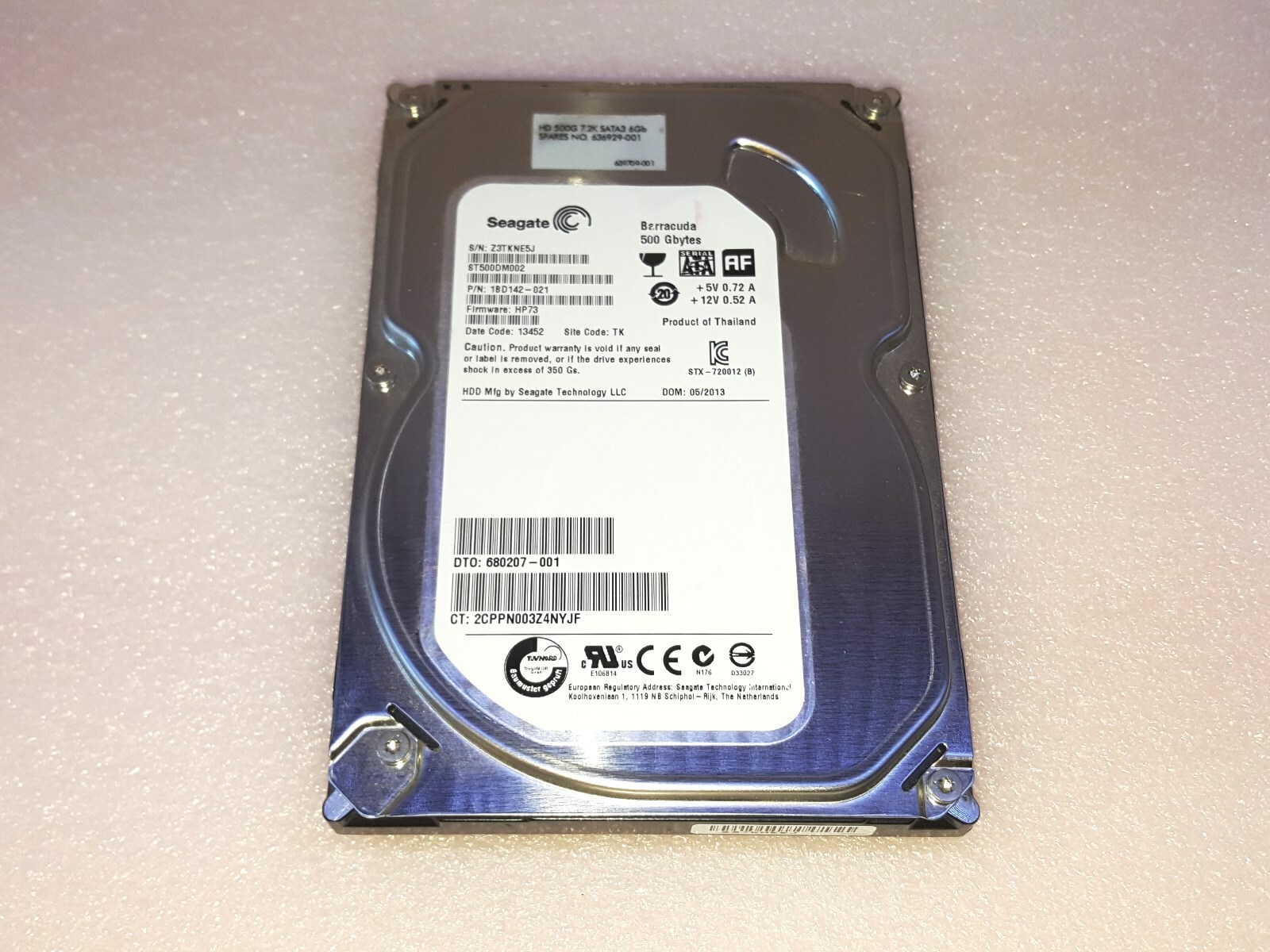 HP Pavilion p6112p - 500GB Hard Drive w/ Windows XP Home Edition Loaded