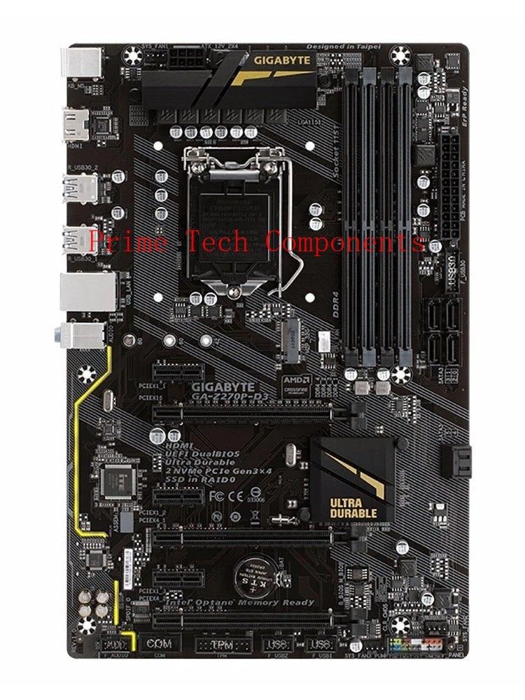 GIGABYTE GA-Z270P-D3 LGA 1151 DDR4 USB3.1 SATA3 Intel Z270 ATX Motherboard HDMI