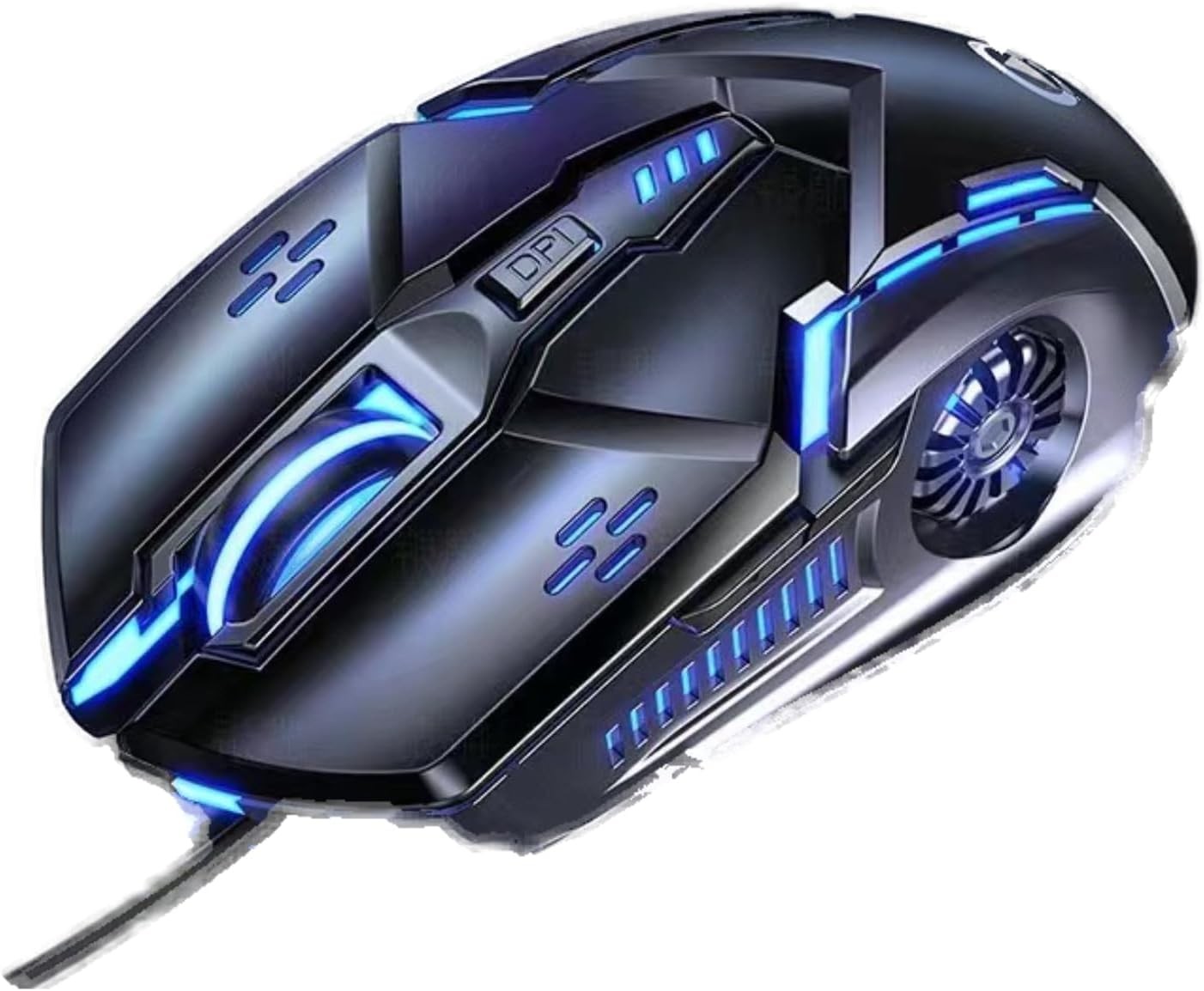 CHONCHOW Gaming Mouse - Wired, 6 Buttons, 4 Adjustable DPI Up to 3200 Black 