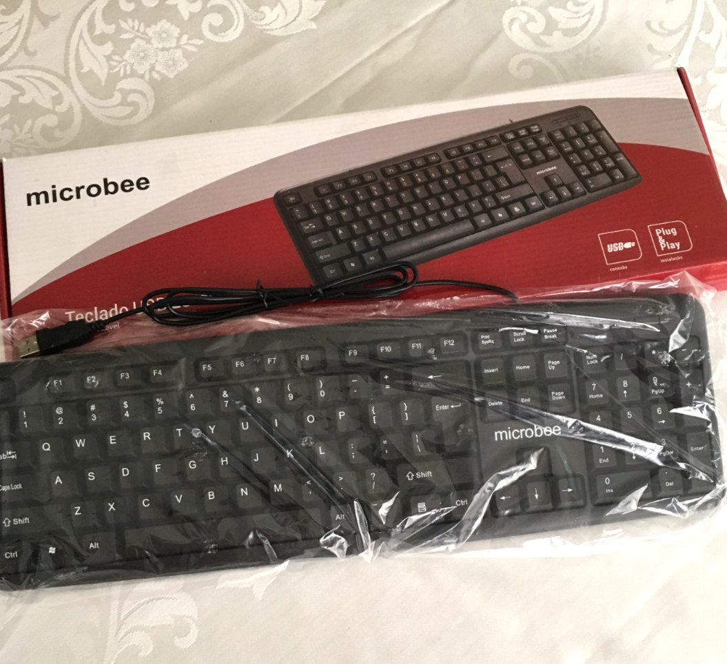Microbee  Teclado USB Level Keyboard, Plug and Play NEW
