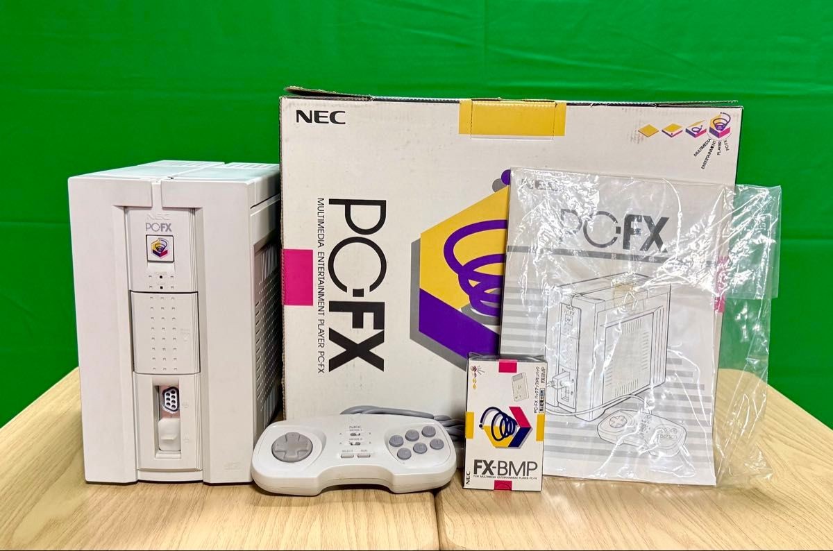 NEC PC-FX Console with Controller Box Manual and FX-BMP Set Japan