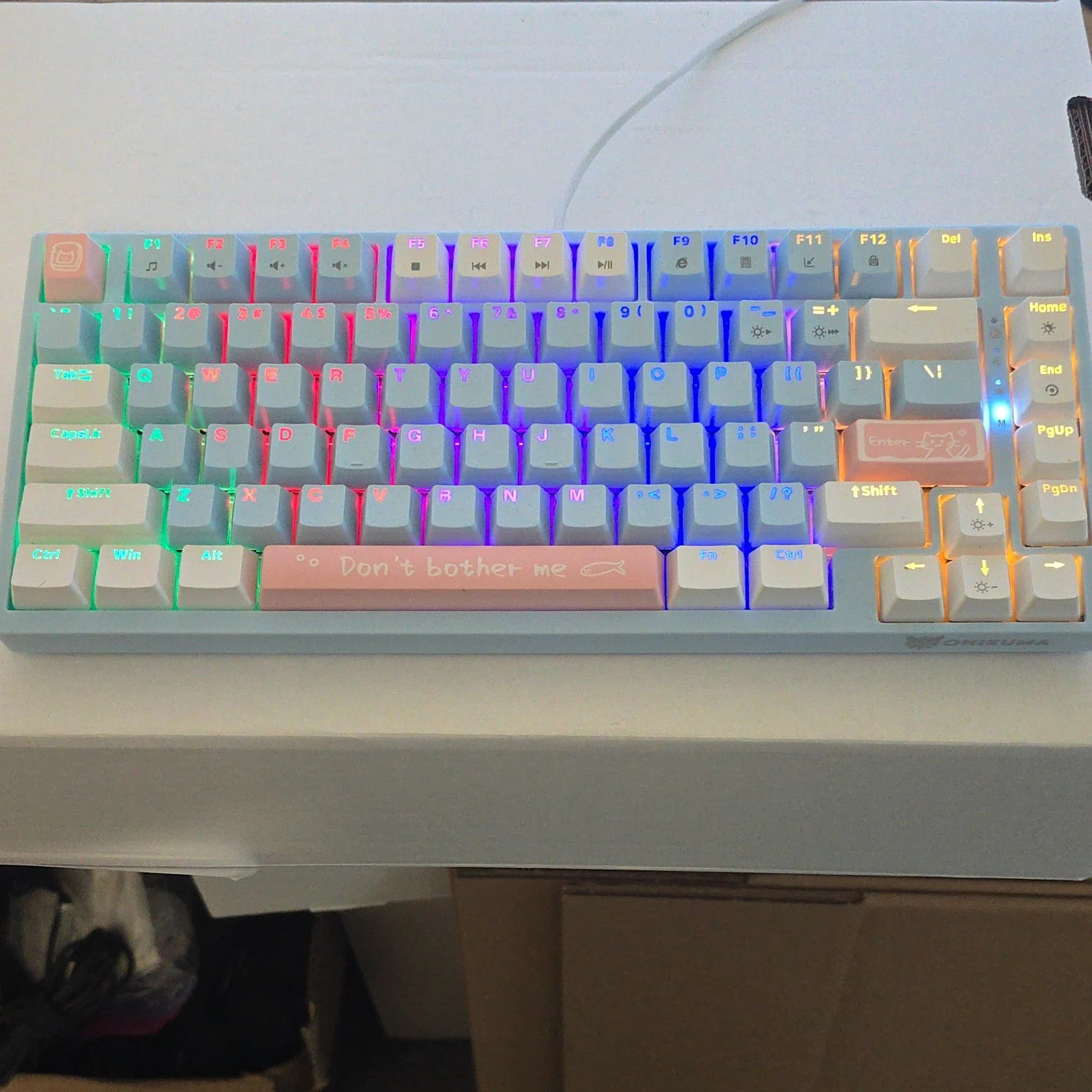 Onikuma Keyboard 52 Wired Keyboard Multicolor