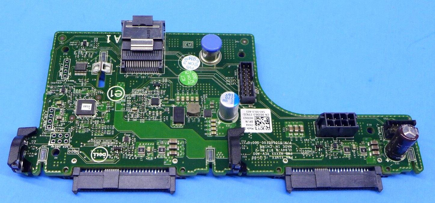 New Dell Poweredge R720XD 2.5" Rear Flex Bay 2 Drive Backplane Controller 0JDG3