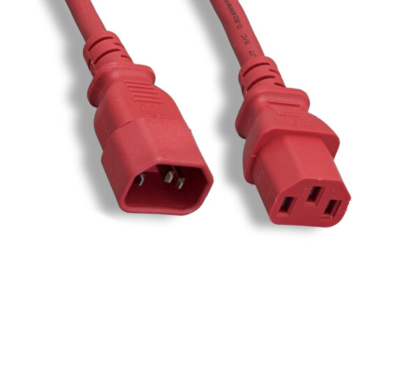 8Ft Red Power Cable for HP MSA P2000 G3 MODULAR SMART ARRAY Jumper Cord
