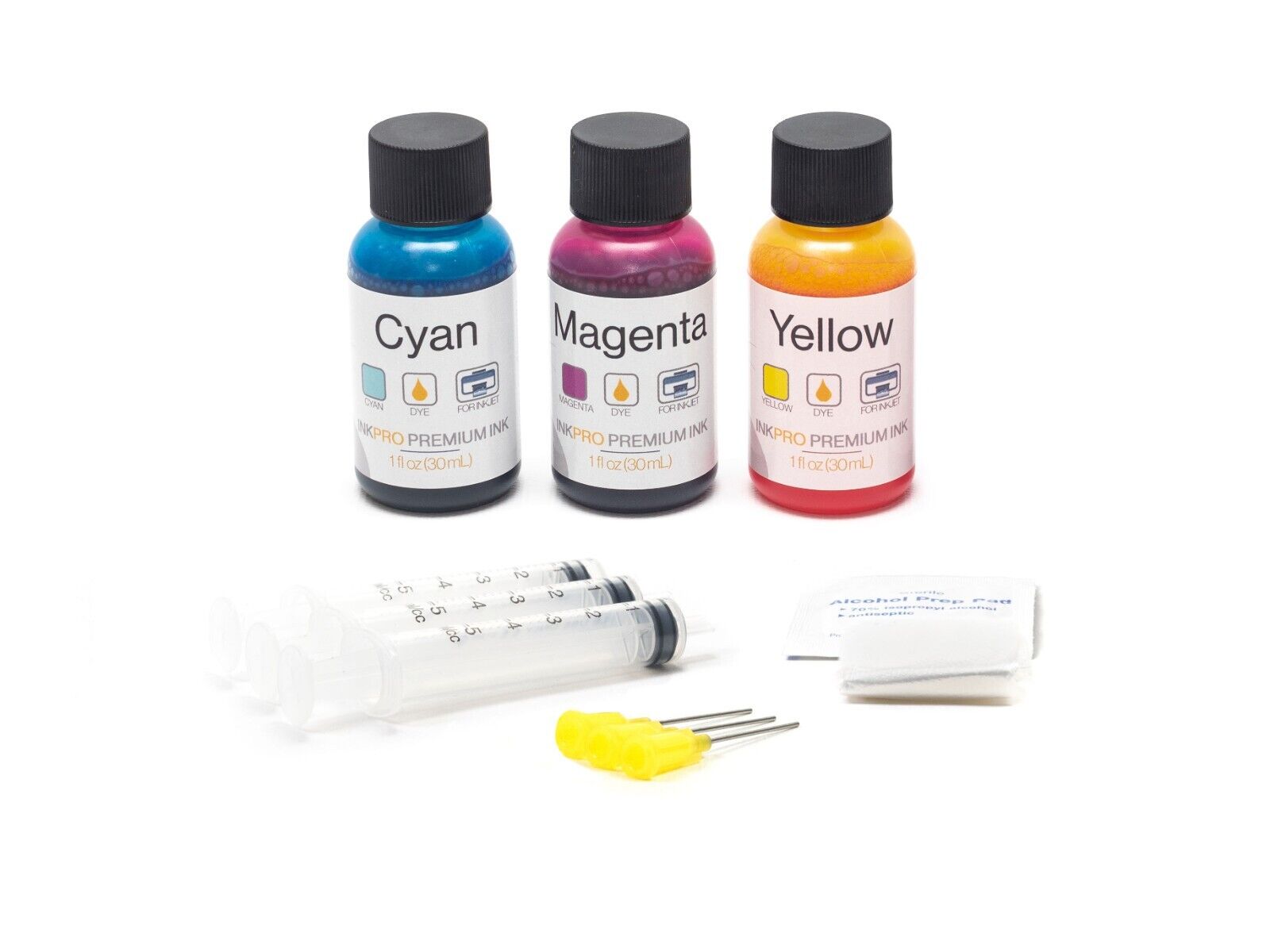 Hyrax Trading  Premium Tri-Color Ink Refill Kit for HP 110 30ml
