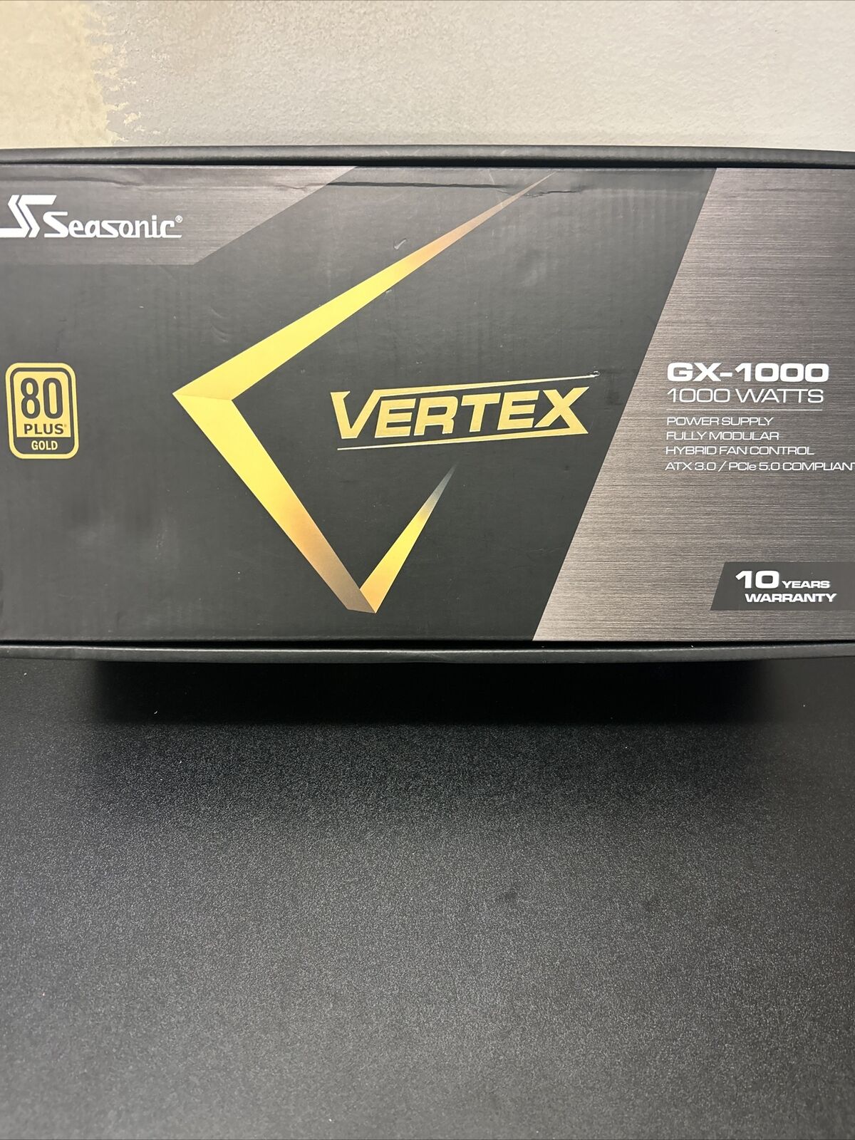 Seasonic VERTEX 1000W 80+ Gold Full Modular Power Supply, ATX 3.0 & PCIe 5.0 PSU