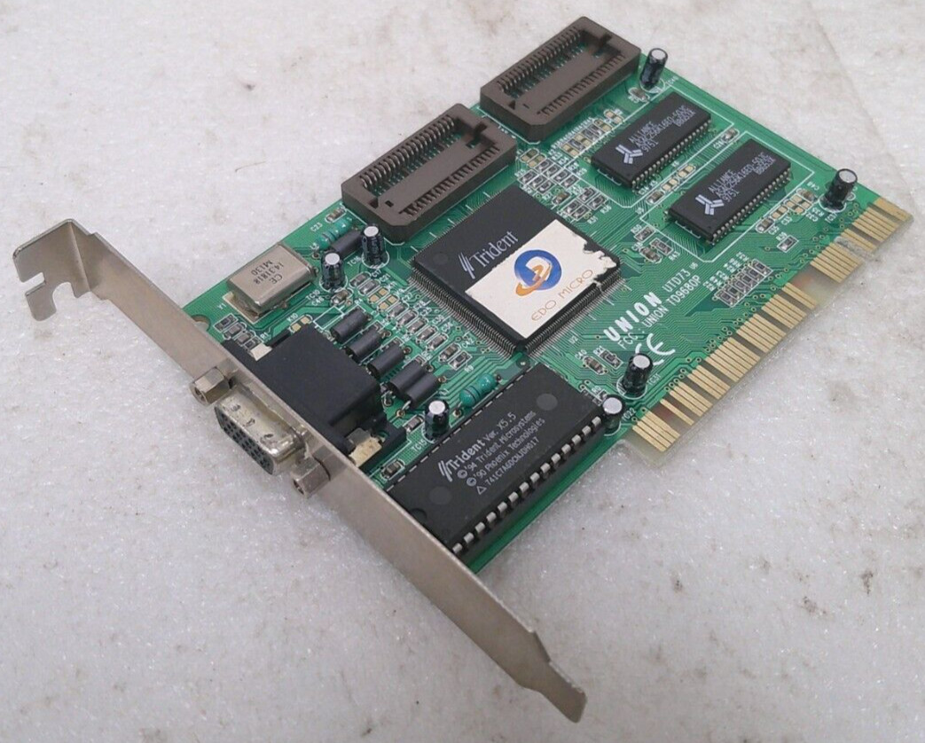 Union (UTD73, TD9680P) PCI VGA Video Card