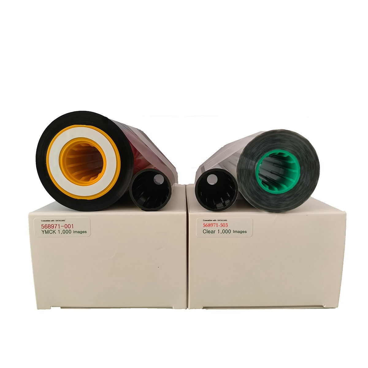 1 Set Ribbon & Film For Magicard PRIMA4 PRIMA432 YMCK Printer -1000 Prints