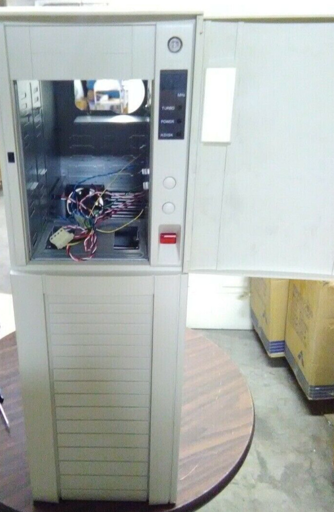 At Full tower case server case white wheels can be modified for atx vintage new