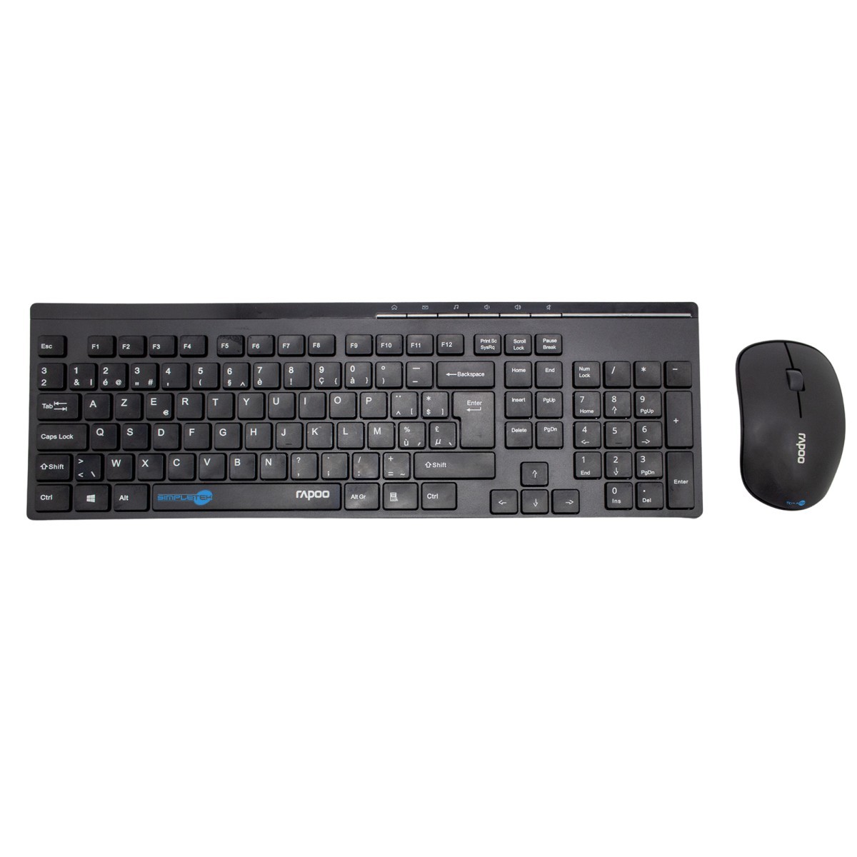 Rapoo X8100 Wireless Mouse And Keyboard Kit AZERTY Belgian Layout