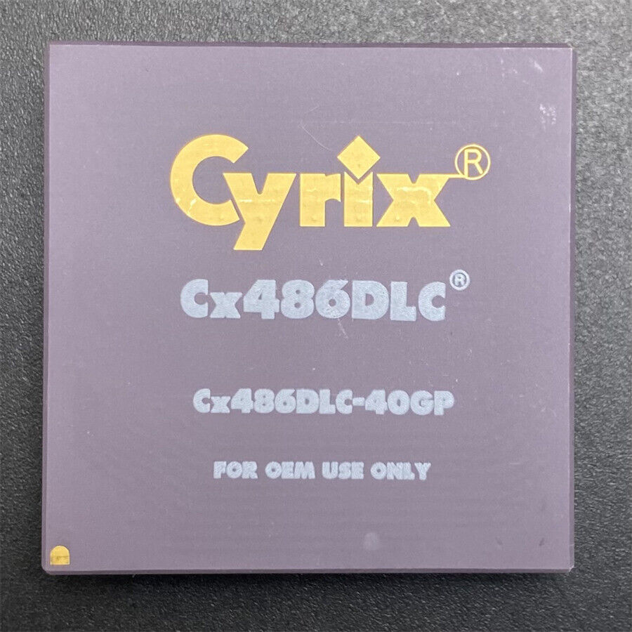 Cyrix Cx486DLC-40GP CPU 32bit 80386 Processor PGA132 40MHz 5V Microprocessor