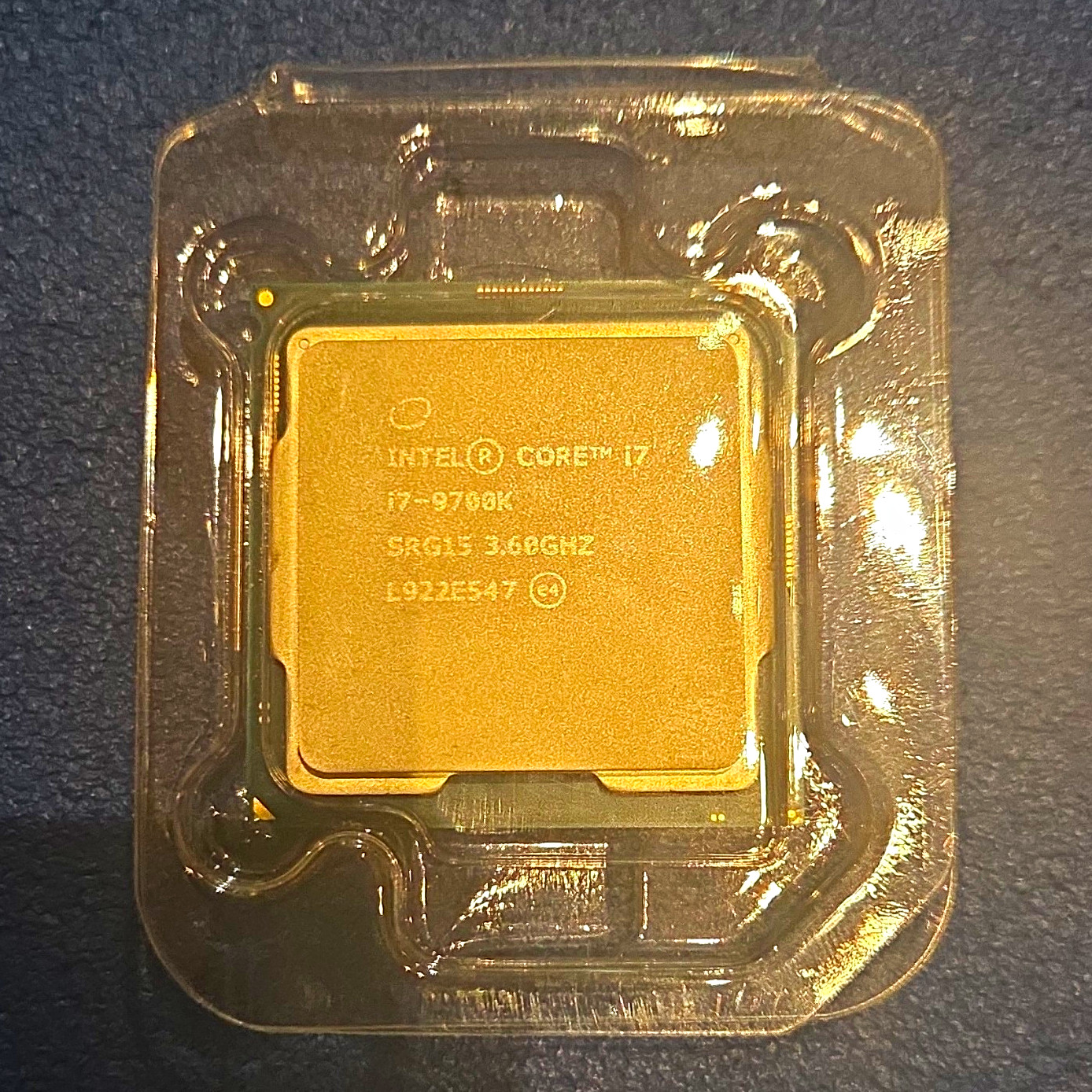 Intel Core i7-9700K Processor CPU 3.60GHz Clock Speed MPN SRG15
