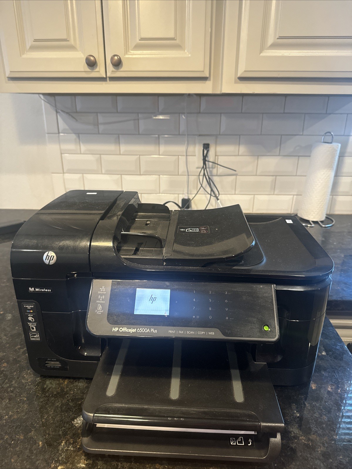 HP Officejet 6500A Plus Printer, Wireless Internet, 2-sided Print