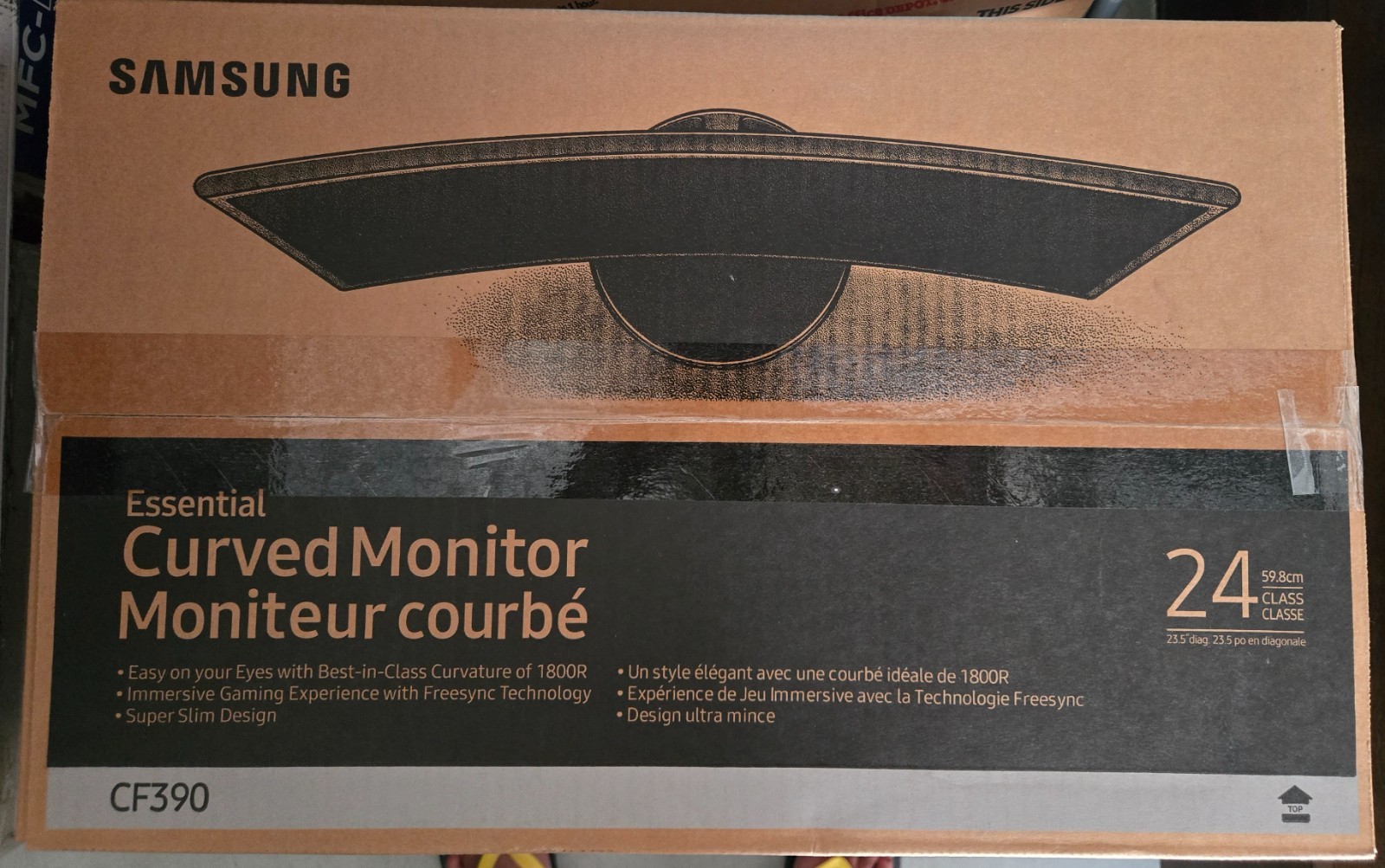 Samsung LC24F390FHNXZ Series 24 inch Curved LED Monitor - BRAND NEW