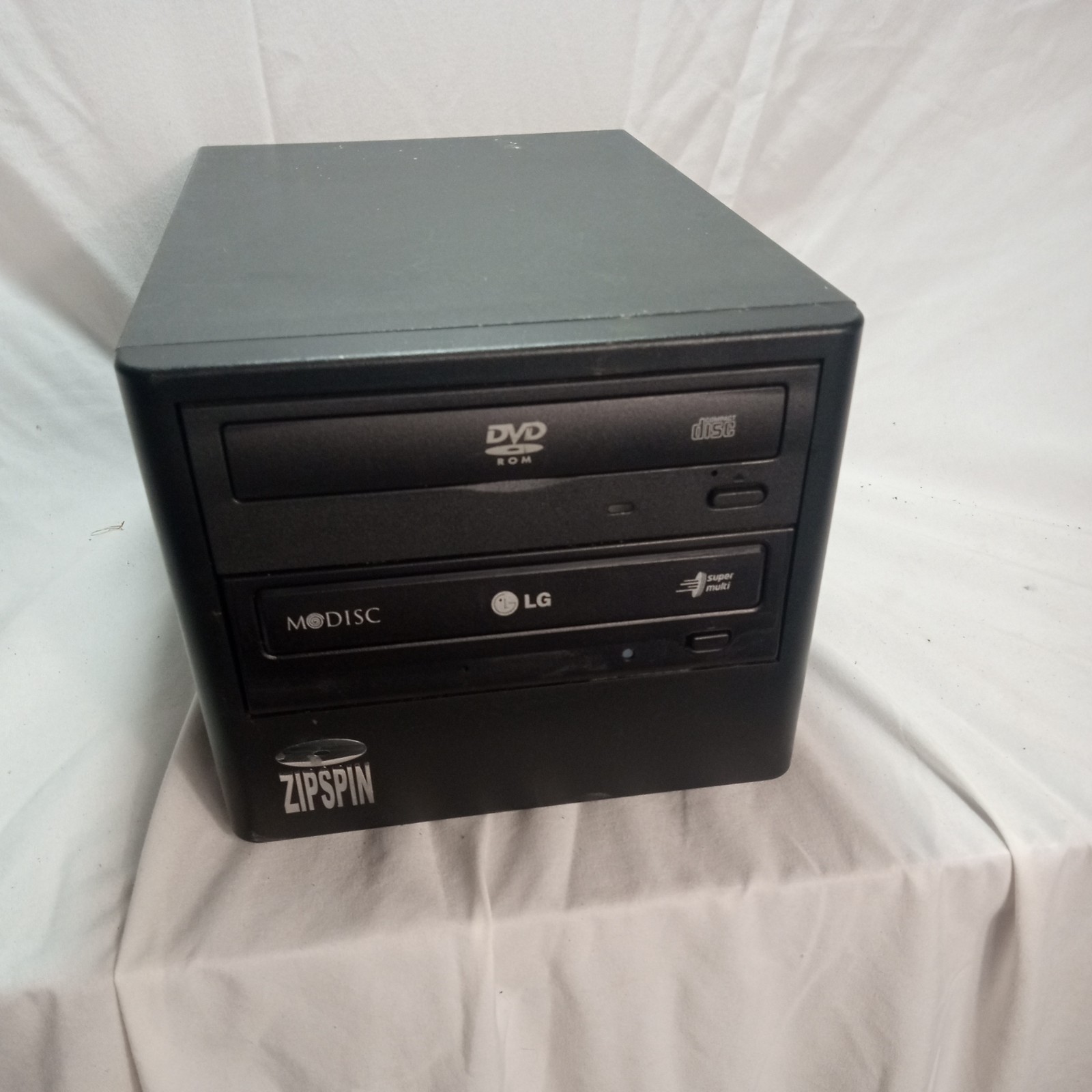 Zipspin CD & DVD Duplicator-DVD Master Tested And Working With Power Cord