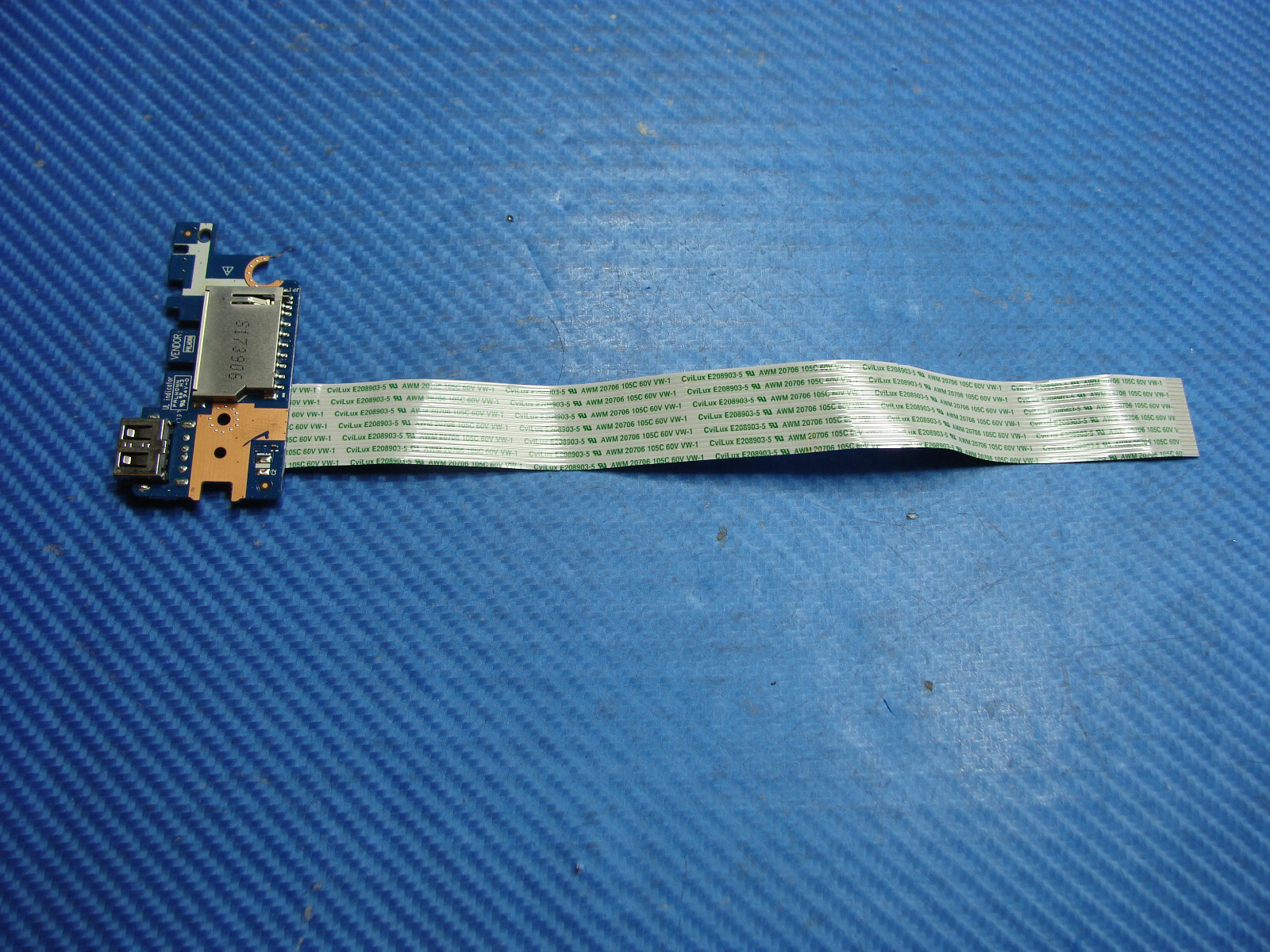 HP 15-bs015dx 15.6" Genuine Laptop USB Card Reader Board w/Cable LS-E795P