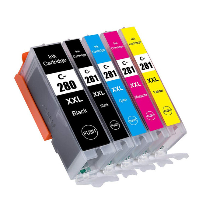 PGI-280XXL CLI-281XXL Ink Cartridge For TR7520 TR8520 TS6120 TS9520 EX HiYield