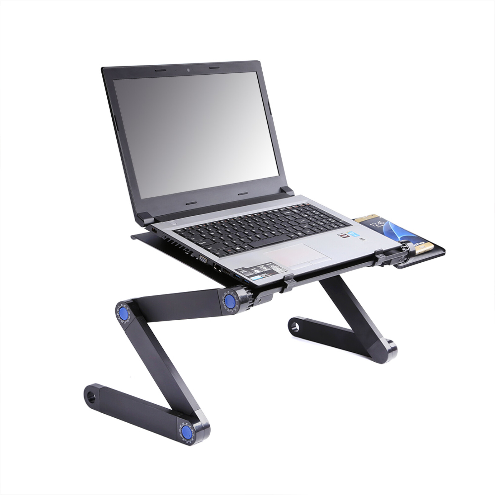 Adjustable Laptop Stand Ergonomic Laptop Holder Height with Cooling Fan Portable