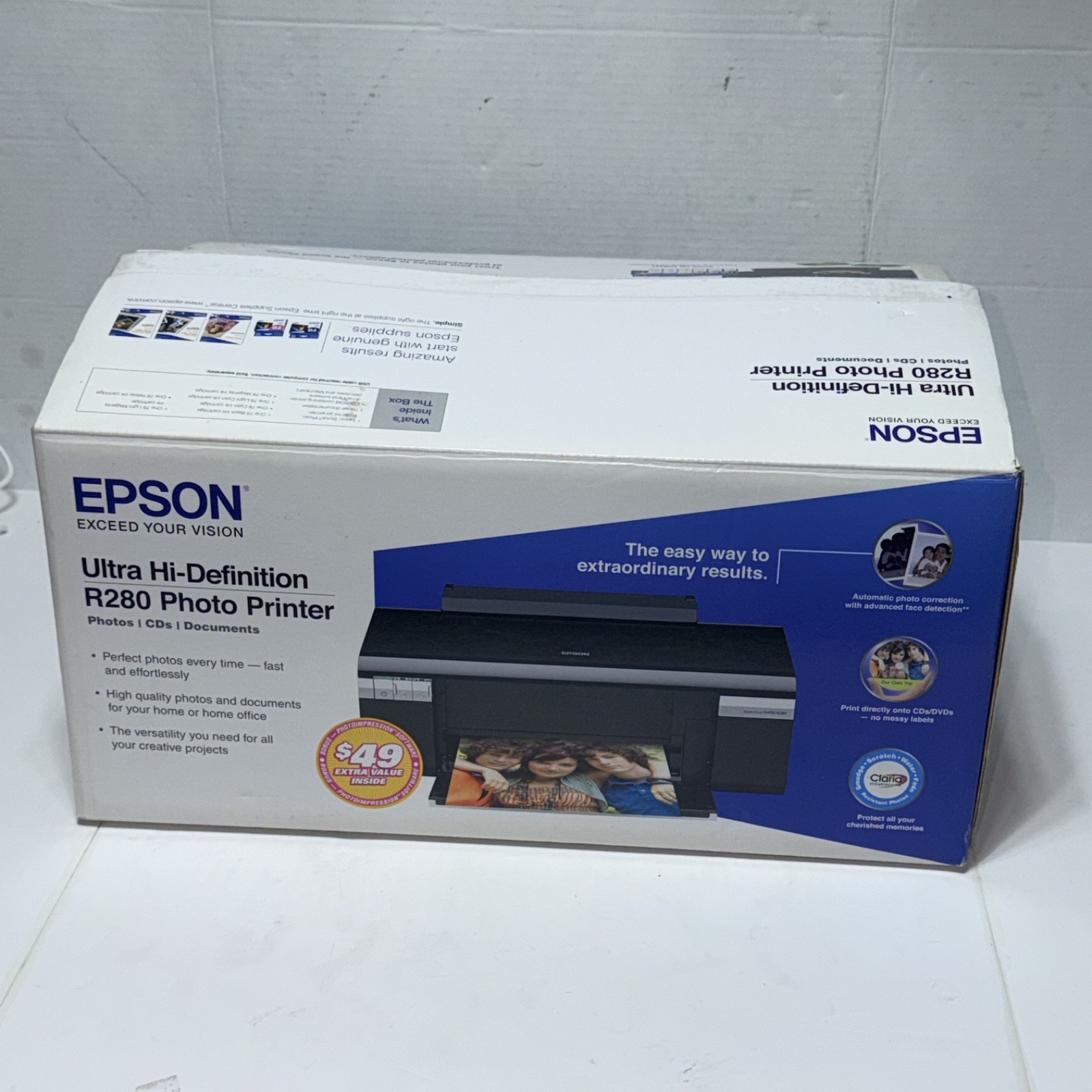 Epson R280 Photo Printer Ultra Hi-Definition Inkjet Printer (NEW IN OPENED BOX)