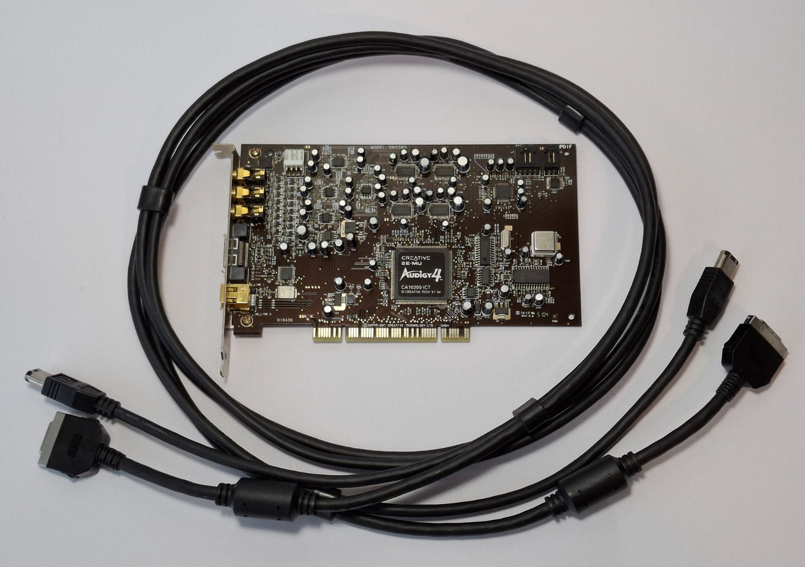 Creative Sound Blaster Audigy 4 Pro (SB0380) PCI Sound Card and AD_LINK Cable