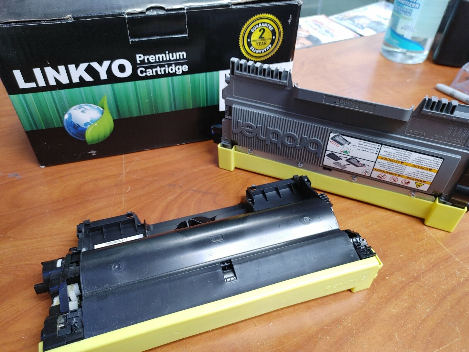 2 LINKYO Toner Cartridge TN450 TN-450 TN420 Compatible Replacement for Brother