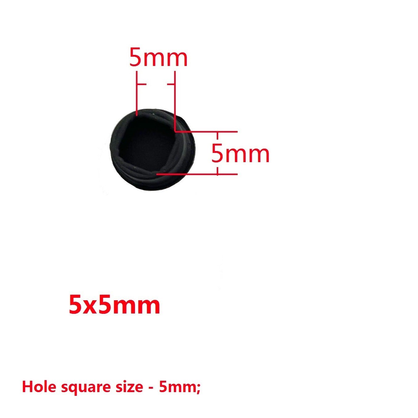 Black Dome Rubber Mouse Pointer TrackPoint Cap Soft Rim For HP Laptop 5mm 5*5mm
