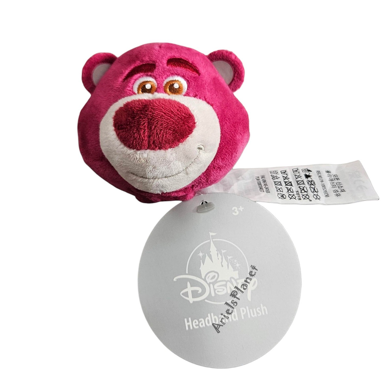 Disney Parks Create Your Own Headband Pixar Toy Story Lotso Bear Plush 3"